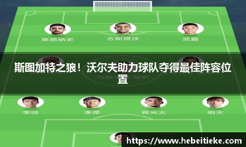 斯图加特之狼！沃尔夫助力球队夺得最佳阵容位置